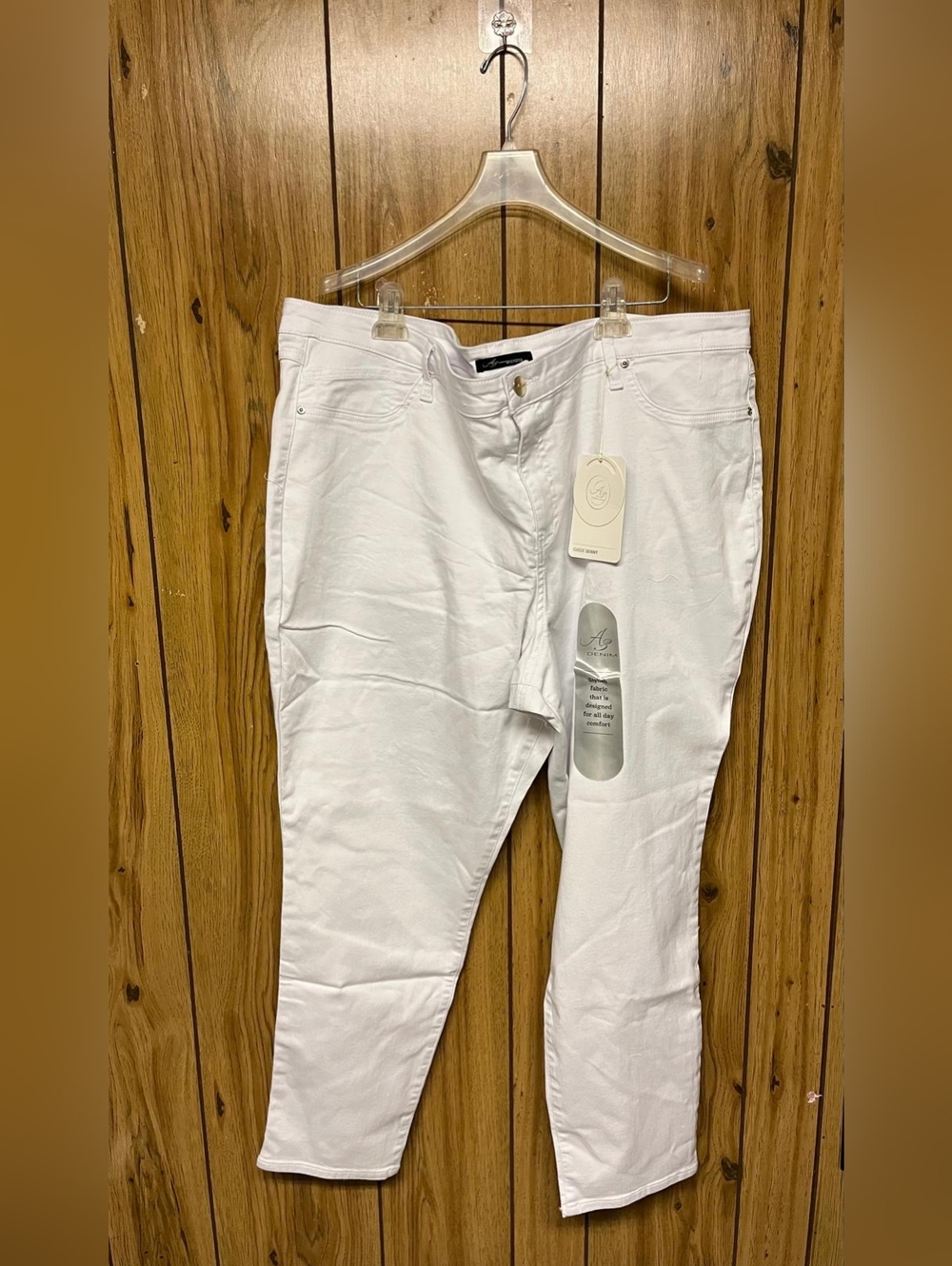 White Stretch Skinny Jeans